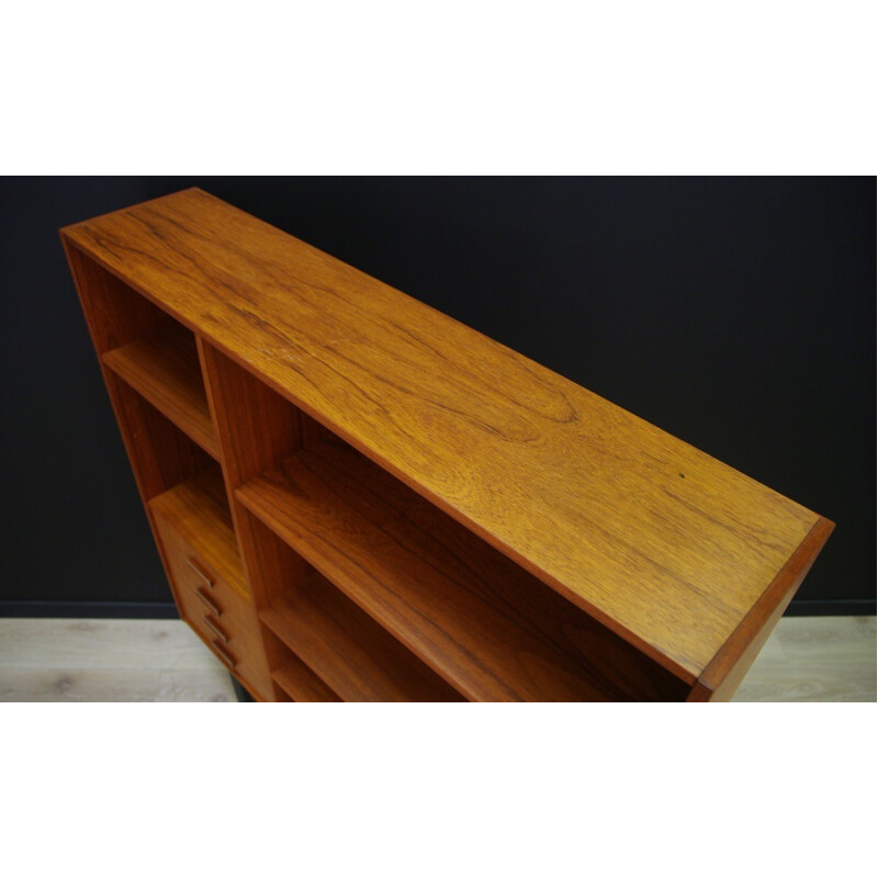 Vintage scandinavian teak bookshelf - 1960s