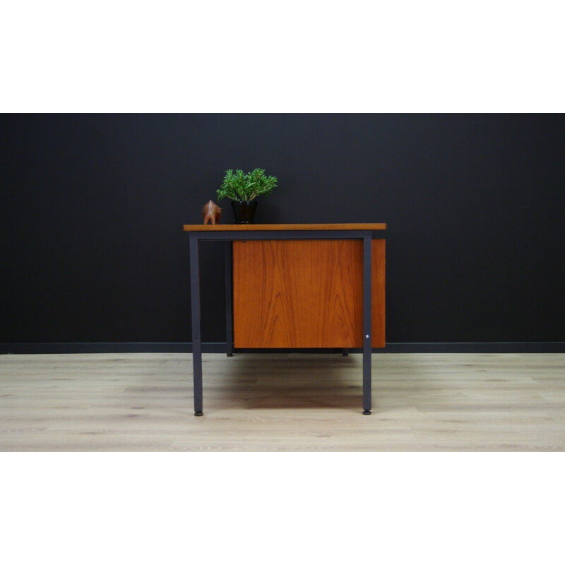 Vintage Danish writing desk in classic teak - 1960s