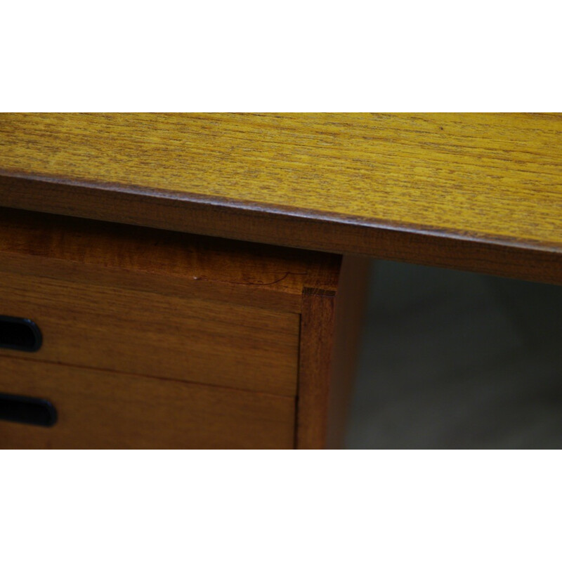 Vintage Danish writing desk in classic teak - 1960s