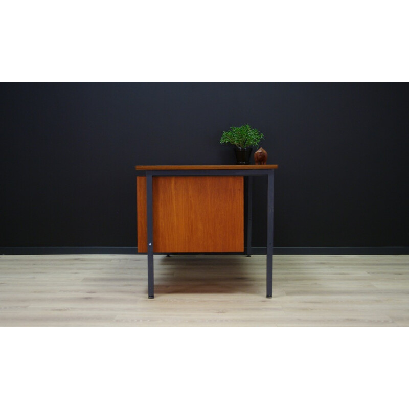 Vintage Danish writing desk in classic teak - 1960s