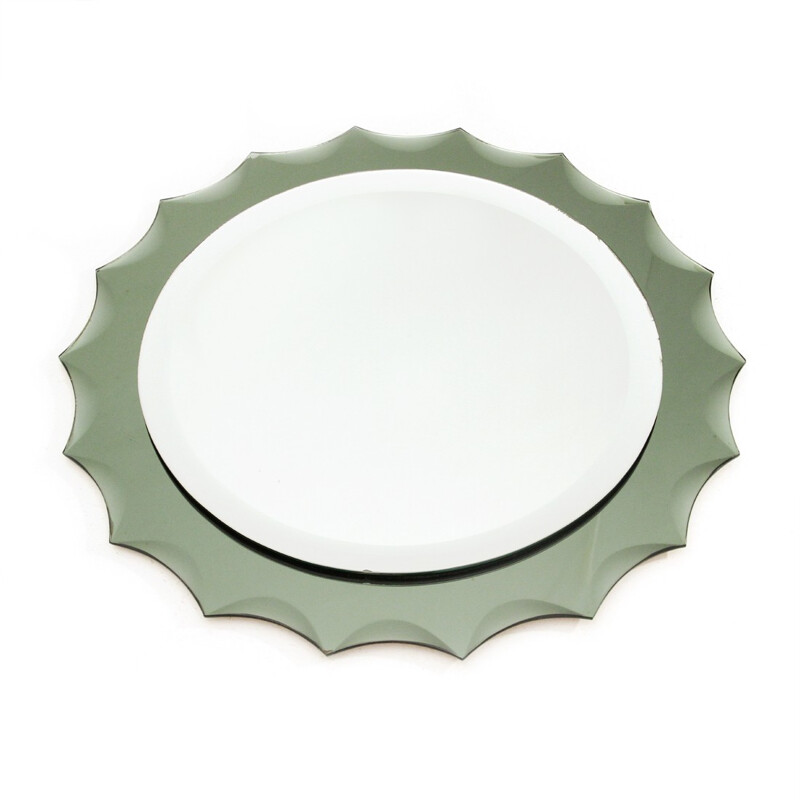 Vintage Italian miror in glass - 1970s