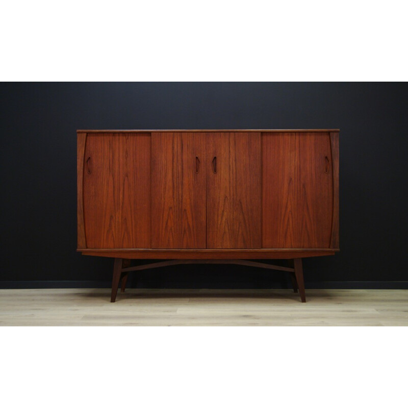 Vintage Danish sideboard in teak with 2 doors - 1970s