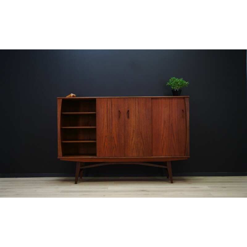 Vintage Danish sideboard in teak with 2 doors - 1970s