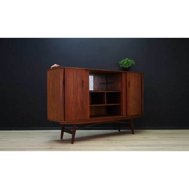 Vintage Danish sideboard in teak with 2 doors - 1970s