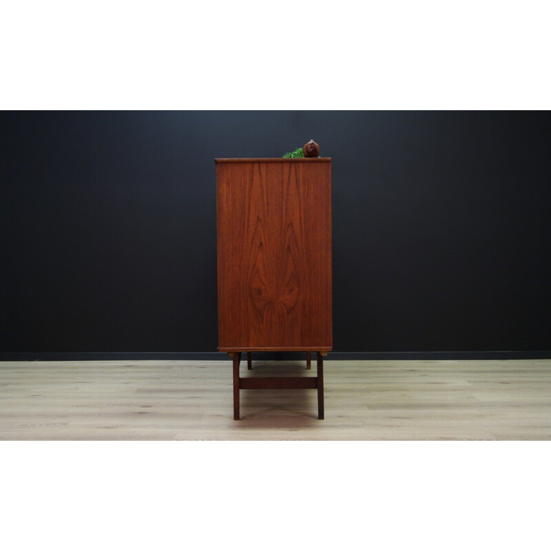 Vintage Danish sideboard in teak with 2 doors - 1970s