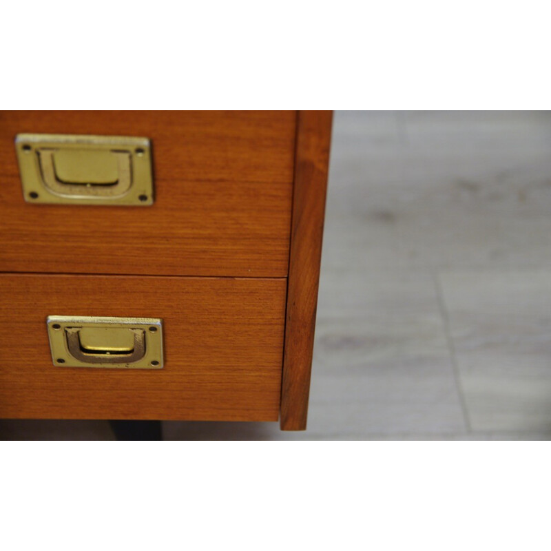 Vintage chest of drawers in teak with 4 drawers - 1960s