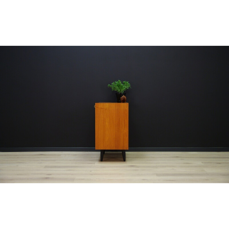 Vintage chest of drawers in teak with 4 drawers - 1960s