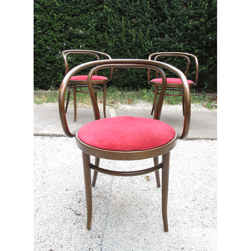 Chaise n°209 vintage par Thonet  - 1930