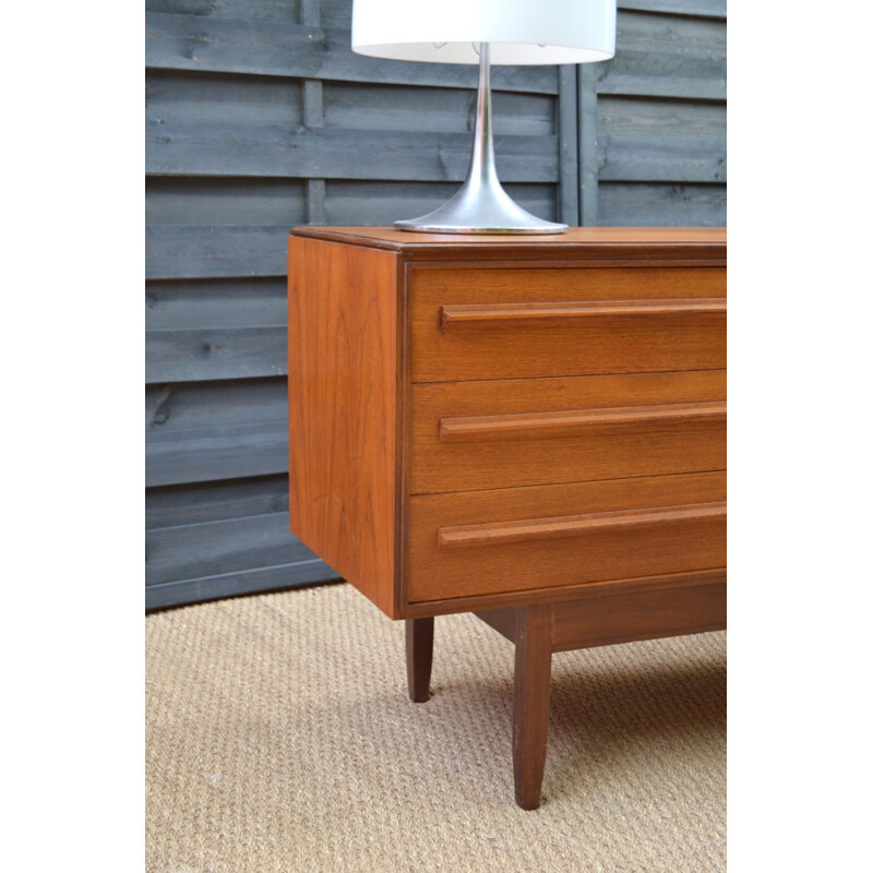 Vintage sideboard in teak with 2 doors by White & Newton - 1960s