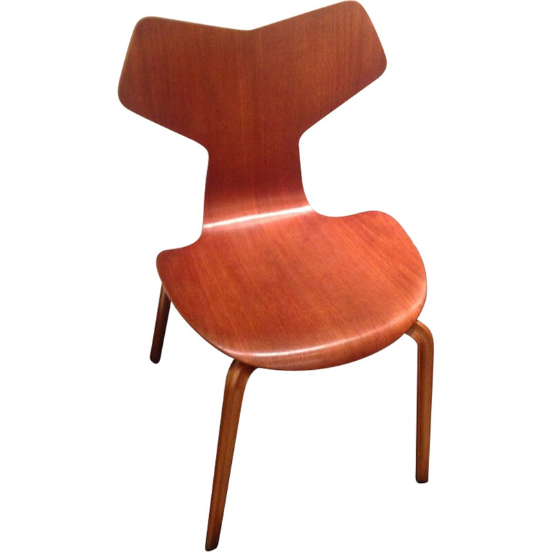 Grand Prix chair in teak, Arne JACOBSEN - 1950s