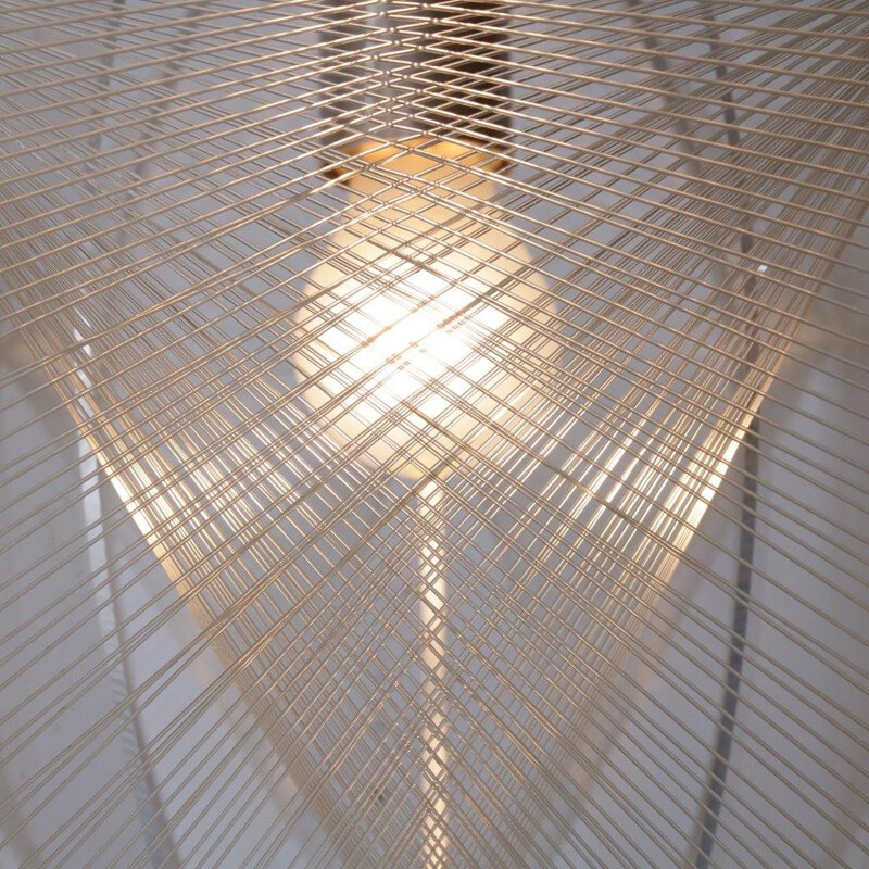 Suspension française vintage en lucite - 1970