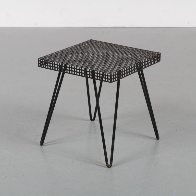 Vintage metal plant side table - 1950s 