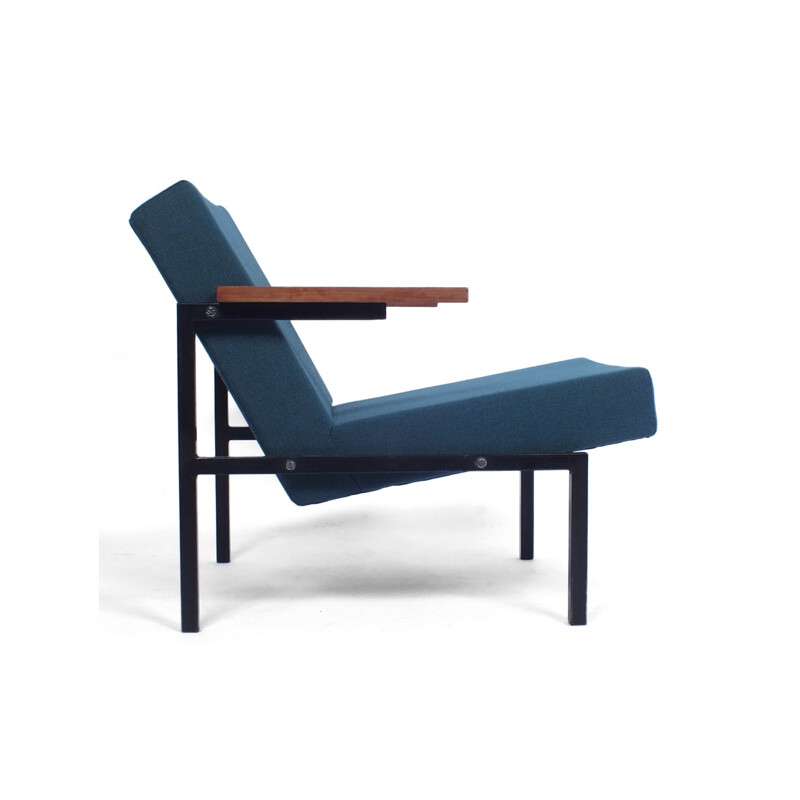 Vintage blue chair "SZ 63" by Martin Visser - 1960s