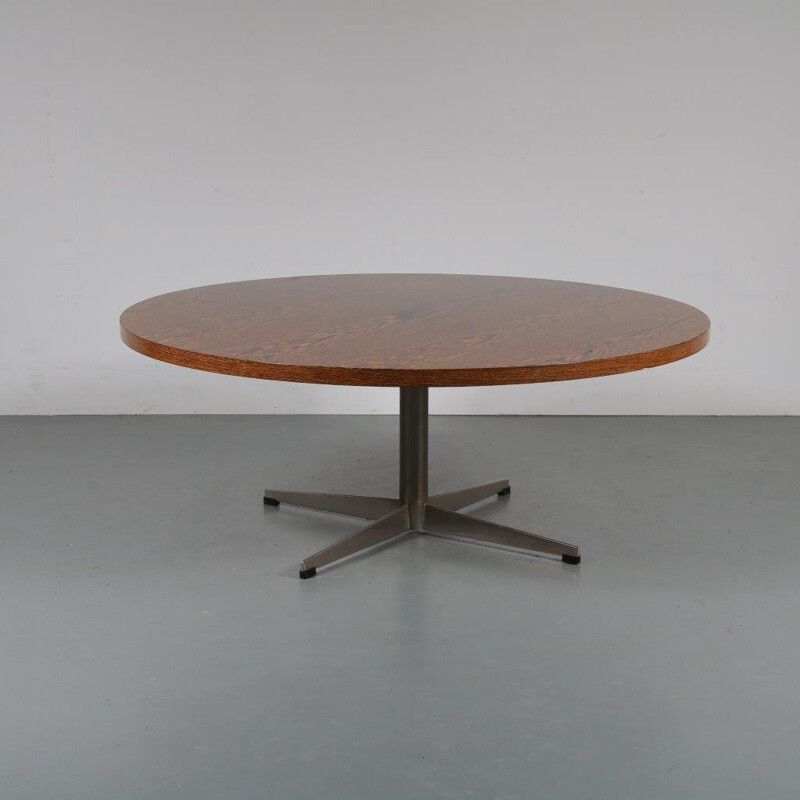 Vintage wengé coffee table - 1960s 