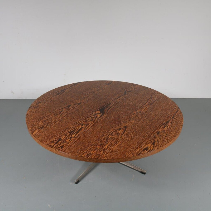 Vintage wengé coffee table - 1960s 