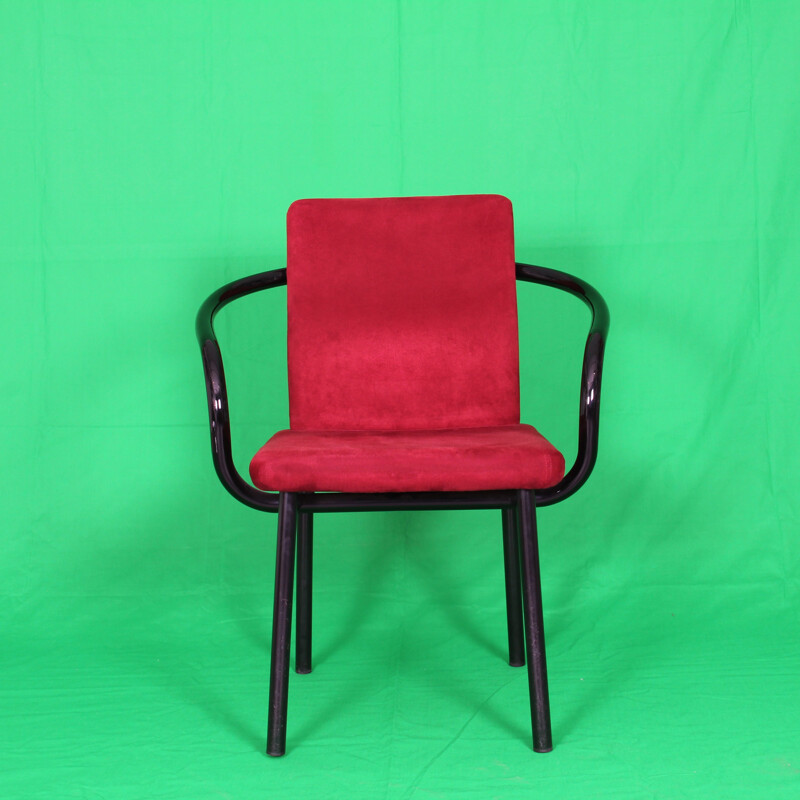 Suite de 8 chaises vintage "Mandarin" par Sottsass - 1980