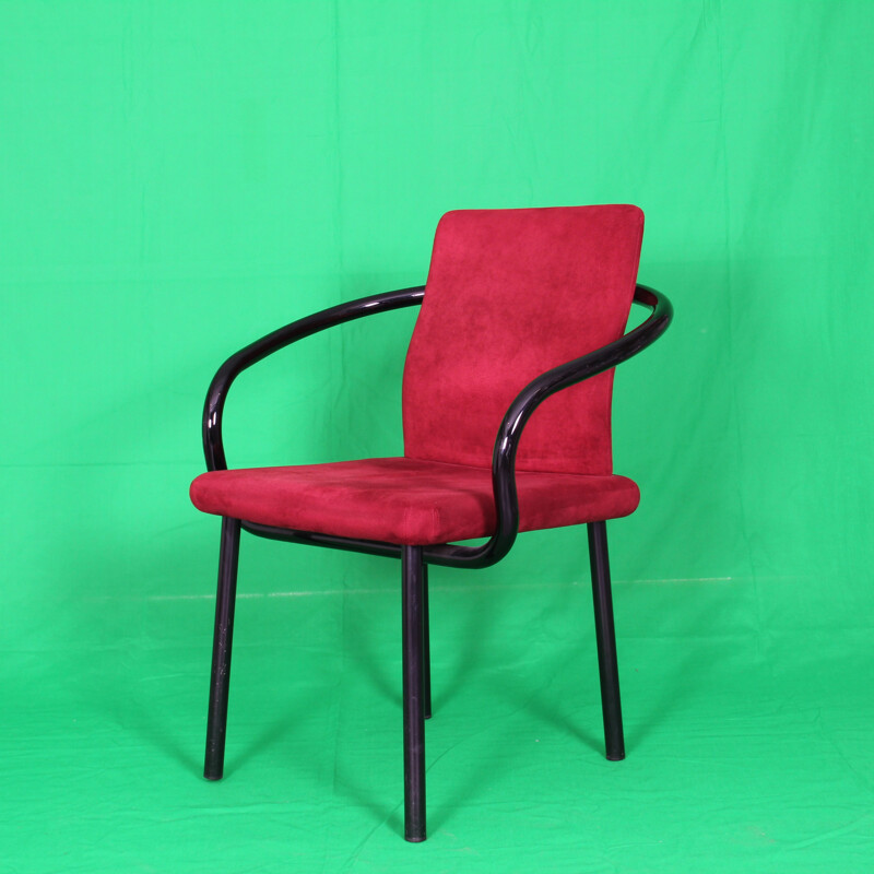 Set of 8 vintage Mandarin Chairs by Sottsass - 1980s
