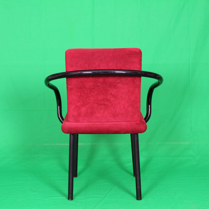 Set of 8 vintage Mandarin Chairs by Sottsass - 1980s