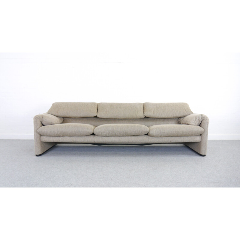 Cassina Maralunga 3-seater Sofa by Vico Magistretti - 1970s