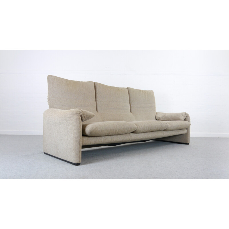 Cassina Maralunga 3-seater Sofa by Vico Magistretti - 1970s