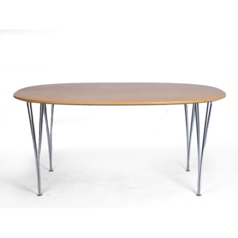 Super-Elliptical table B612 by P. Hein for Fritz Hansen - 1960s