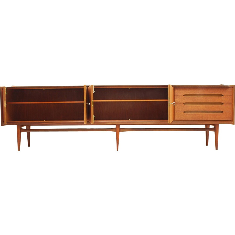 Large German Teak Sideboard from Bartels-Werken GmbH - 1960s