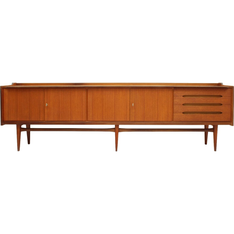 Large German Teak Sideboard from Bartels-Werken GmbH - 1960s