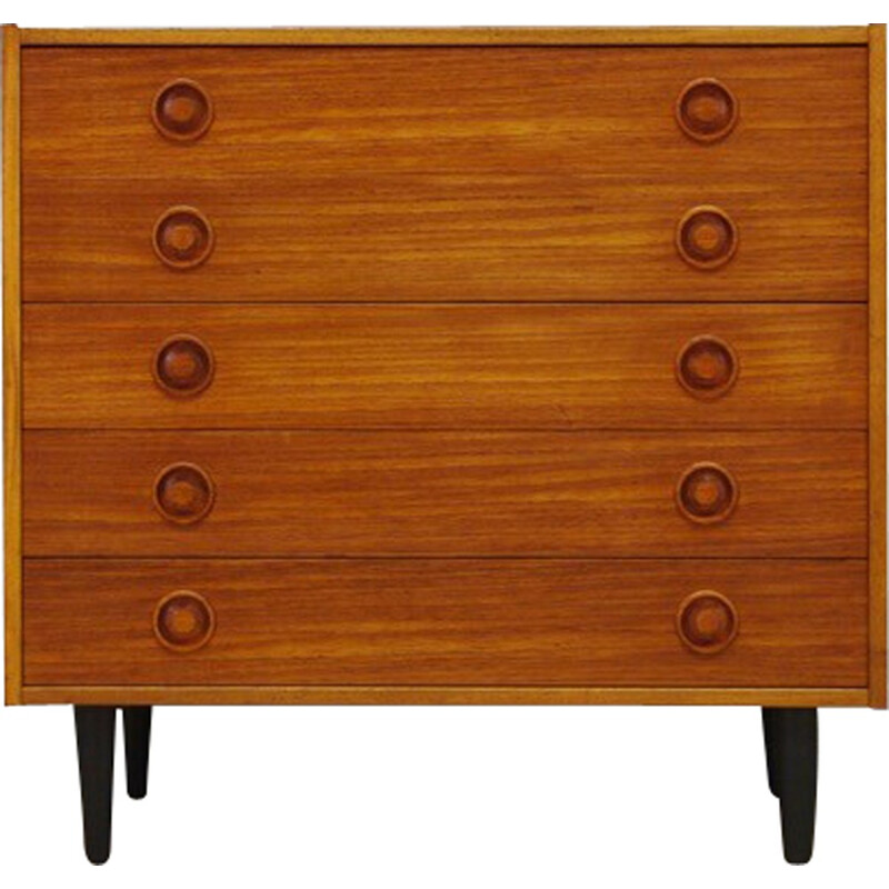 Vintage danish teak chest of drawers - 1960s