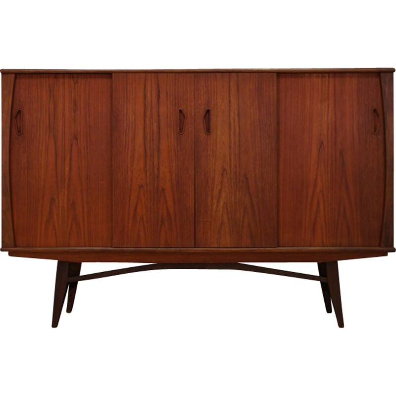 Vintage Danish sideboard in teak with 2 doors - 1970s