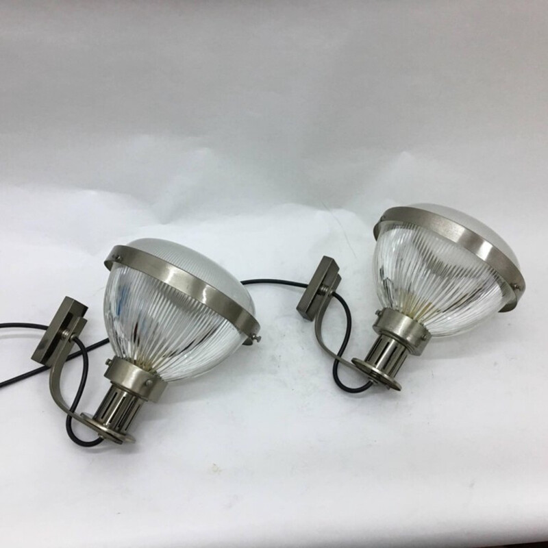 Set of 2 Italian Wall Sconces By Ignazio Gardella - 1960s