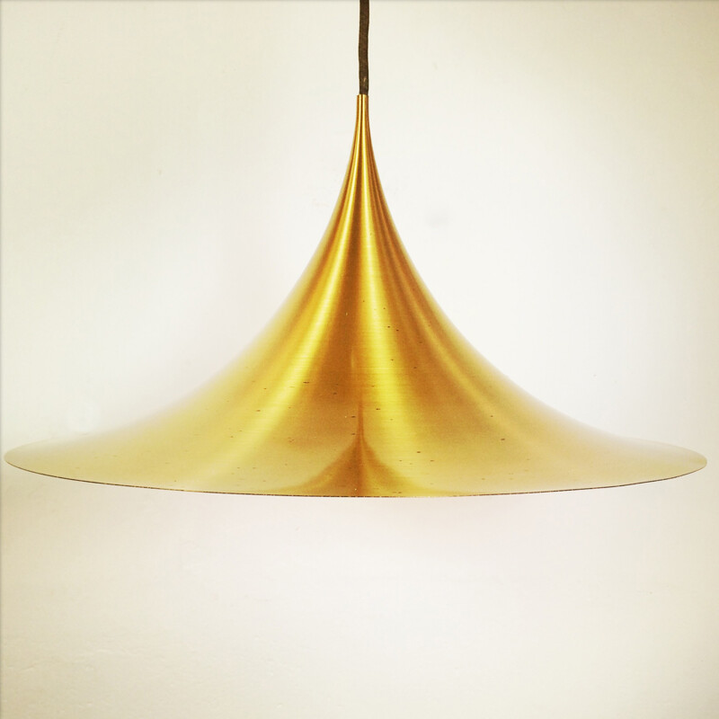 Hanging lamp in brass, BONDERUP and THORUP - 1960s