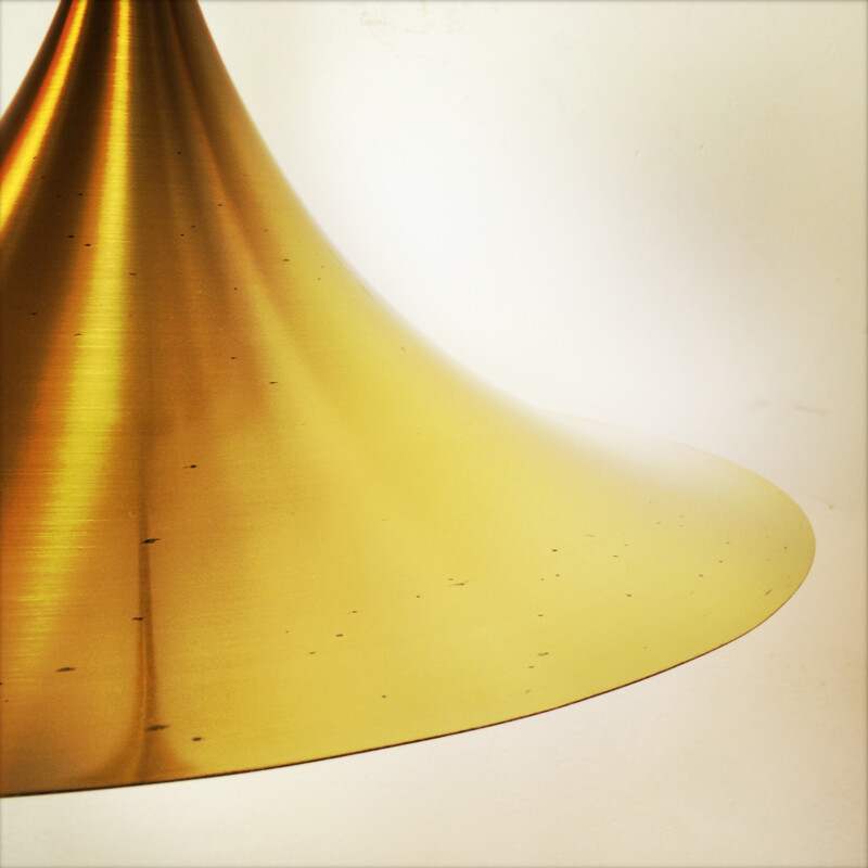 Hanging lamp in brass, BONDERUP and THORUP - 1960s