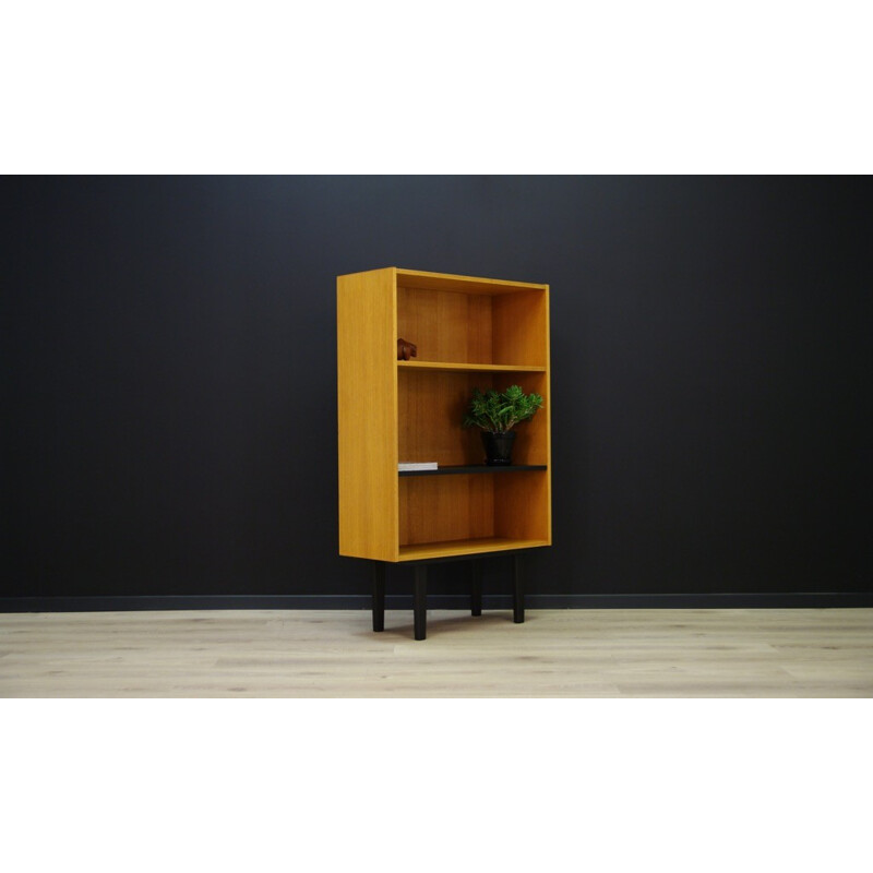 Vintage danish bookcase in ash - 1960s