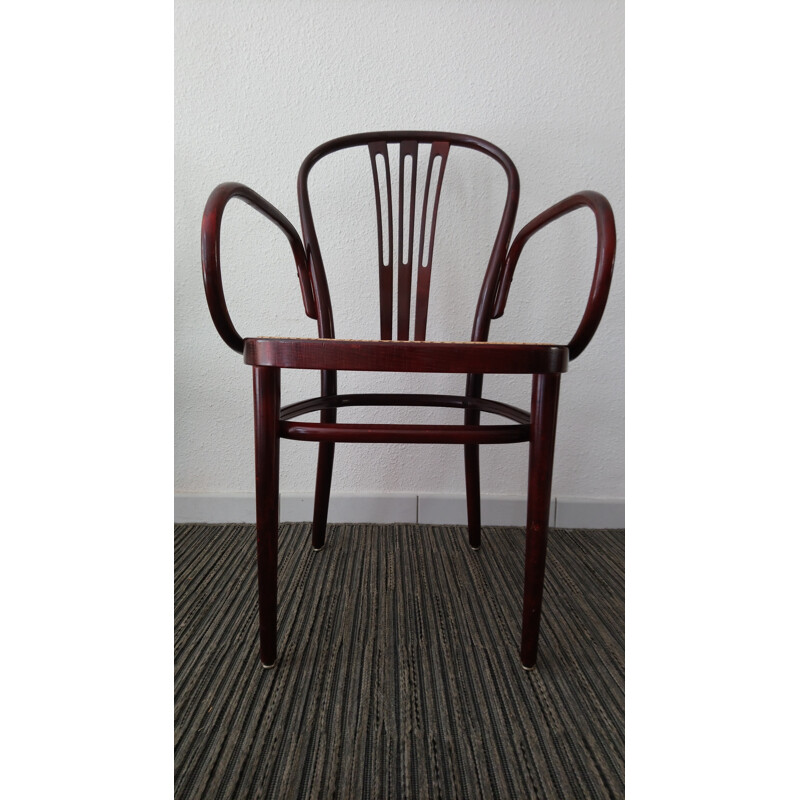 Set of 6 cane bistro chairs for Gasisa - 1970s