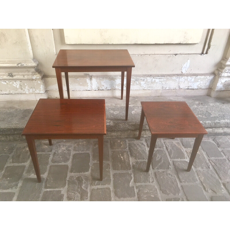 Vintage danish nesting tables - 1960s