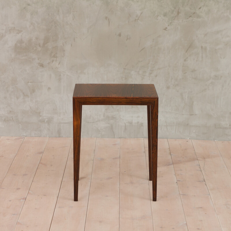 Vintage side table in rosewood by Severin Hansen - 1950s  