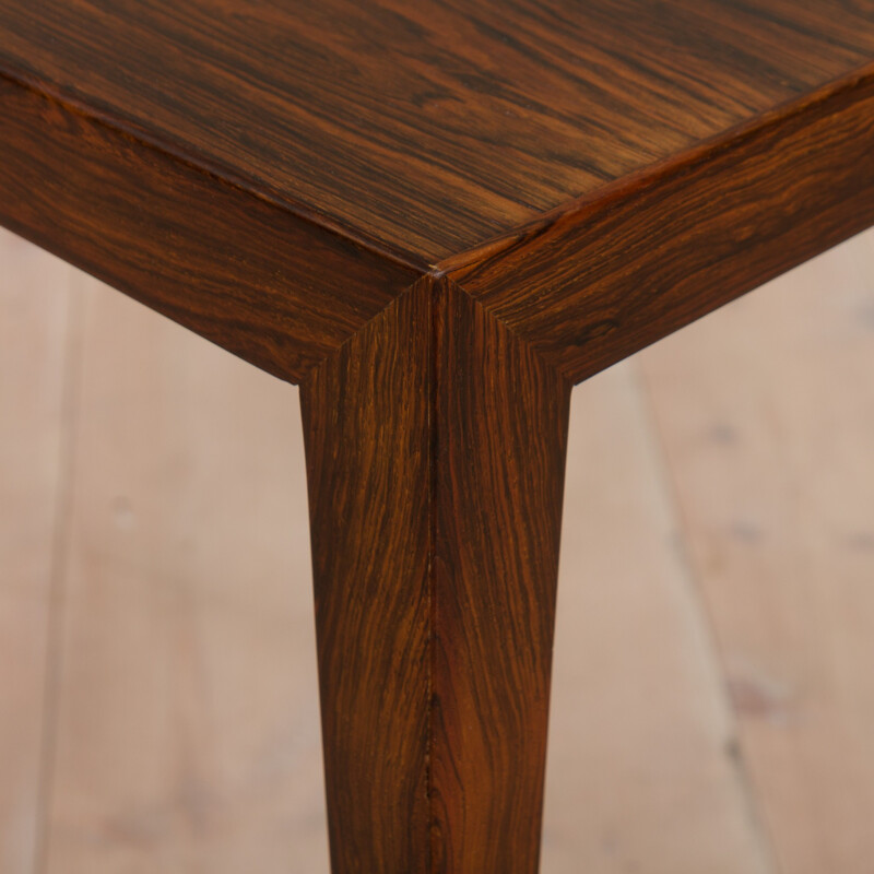 Vintage side table in rosewood by Severin Hansen - 1950s  