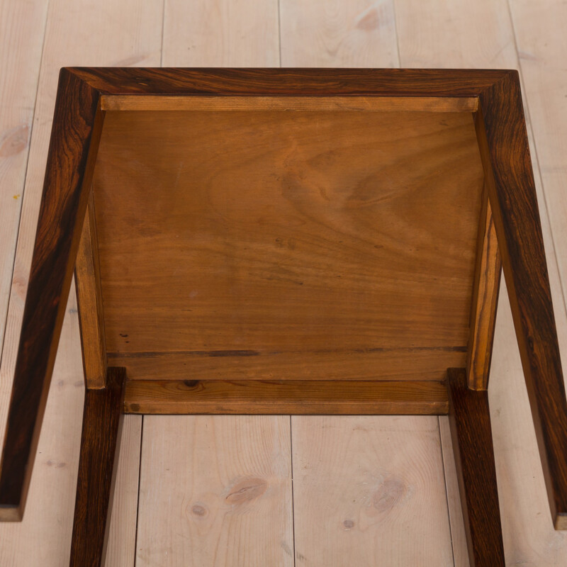 Vintage side table in rosewood by Severin Hansen - 1950s  