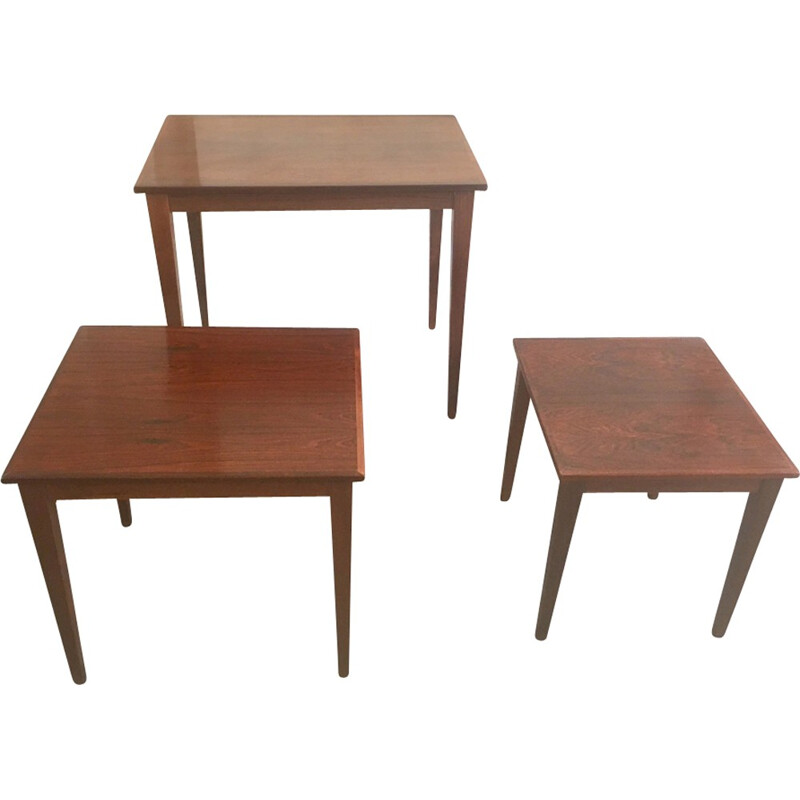 Tables vintages gigognes danoises - 1960