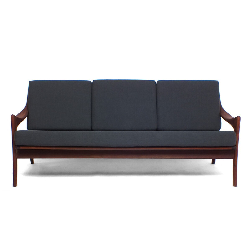 Vintage 3-seater sofa in teak by De Ster Gelderland - 1950s