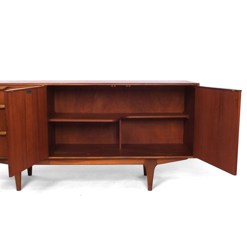 Vintage sideboard in teak with 3 drawers by Tom Robertson for McIntosh - 1960s