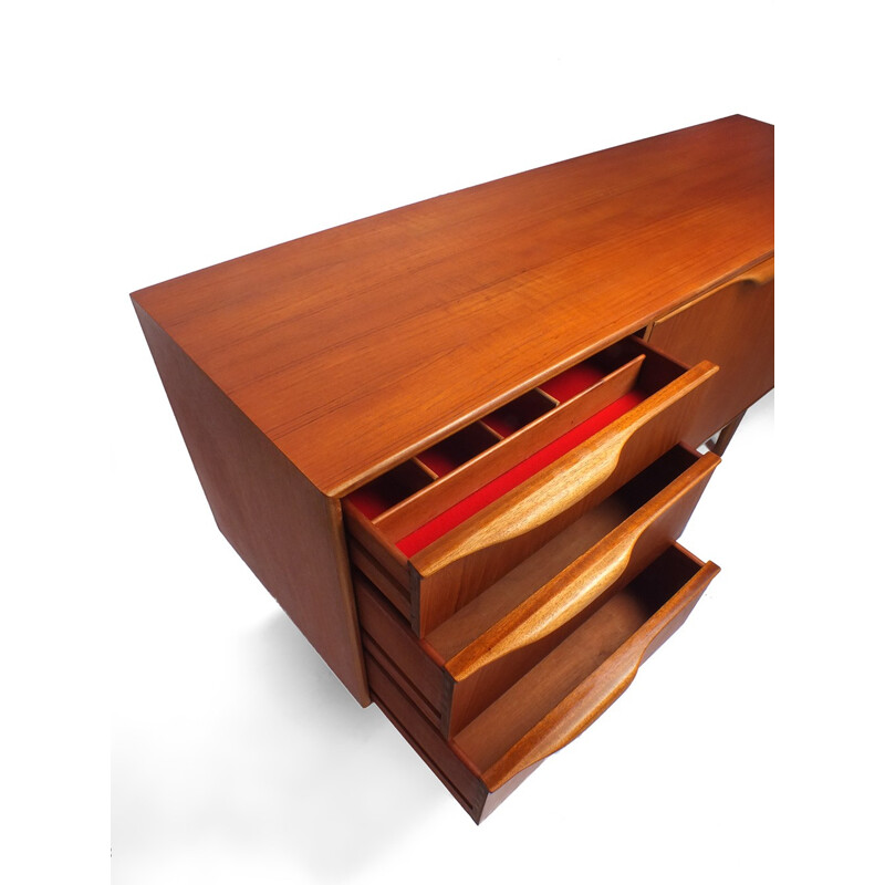 Vintage sideboard in teak with 3 drawers by Tom Robertson for McIntosh - 1960s