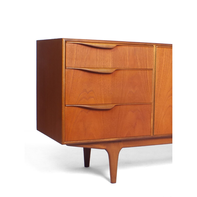 Vintage sideboard in teak with 3 drawers by Tom Robertson for McIntosh - 1960s