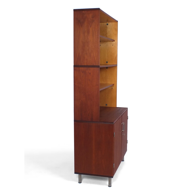 Vintage cabinet in teak with 4 shelves by C. Braakman for Pastoe - 1960s