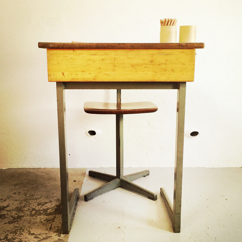 Child desk and chair, Friso KRAMER - 1950s