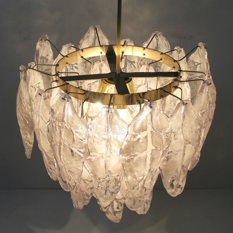 Vintage Murano glass chandelier - 1960s