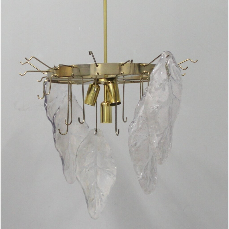 Vintage Murano glass chandelier - 1960s