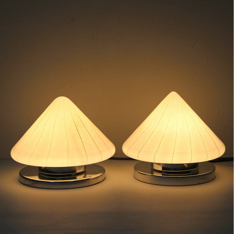 Paire de lampes vintages en Murano - 1960