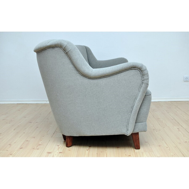 Vintage Grey fabric Sofa - 1950s