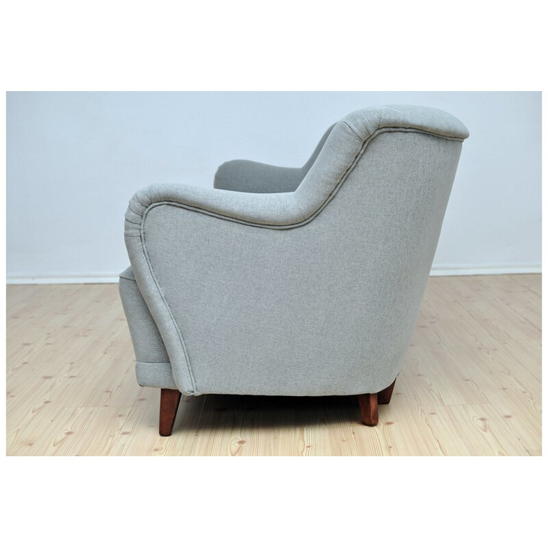 Vintage Grey fabric Sofa - 1950s